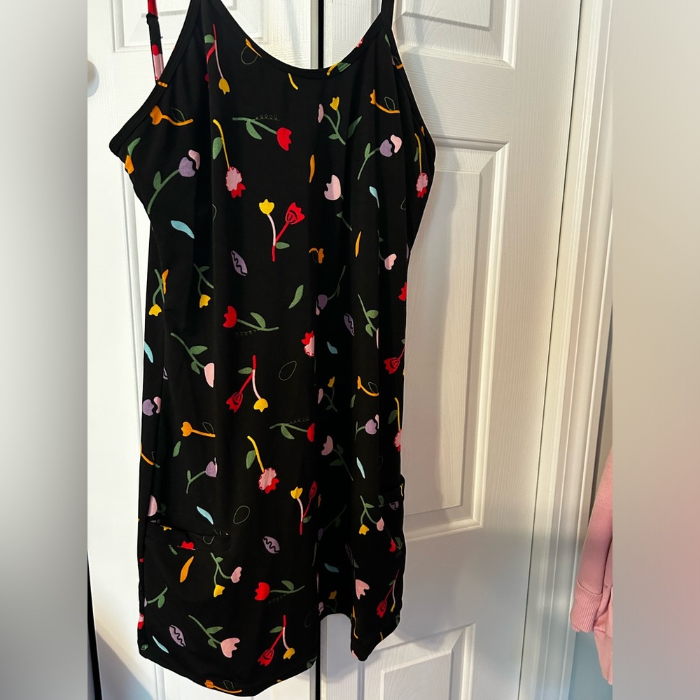2XL Popfit Floral Pattern Dress
